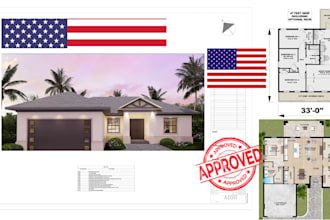 create house plans, floor plans, architectural plans and construction drawings