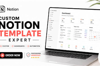 build a complete notion workspace with automation and CRM