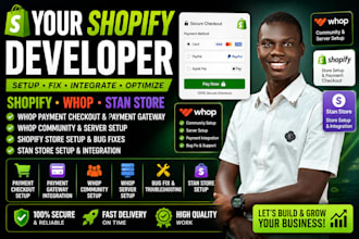 fix setup shopify whop payment checkout whop community, server setup stan store