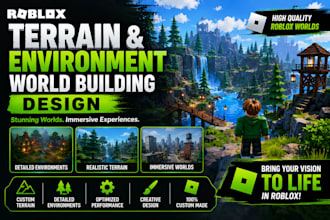 do roblox terrain and environment world building design