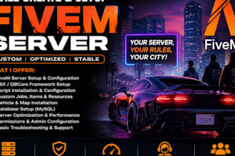 create and install a latest qbox framework fivem server