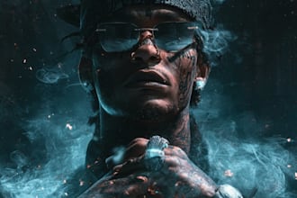 design rap, trap, hip hop album, mixtape, single or ep cover for you
