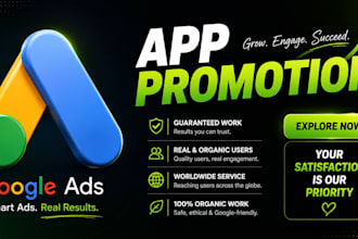 android mobile app promotion, game promotion, app installs