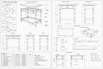 create detailed woodworking plans for furniture