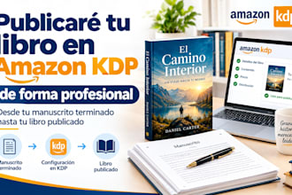 publicaré tu libro en amazon KDP de forma profesional