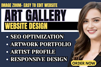design art gallery website online art gallery artist portfolio site on wordpress