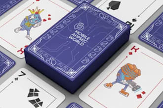 design custom card game playing card trading card game board game design