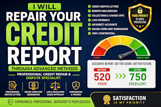 repair your credit report through advanced methods