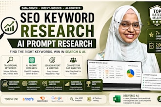 do advanced SEO keyword research, ai search prompts and queries