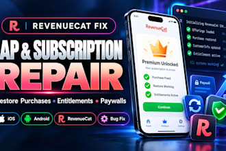 fix revenuecat subscriptions, in app purchases and restore purchase bugs