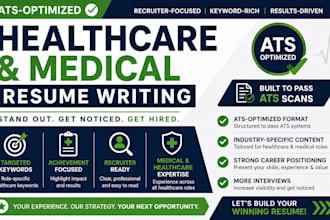 write an ats optimized healthcare resume