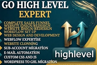 go highlevel website gohighlevel expert go high level sales funnel landing page