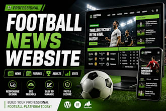 create football news website, sports blog and football content website
