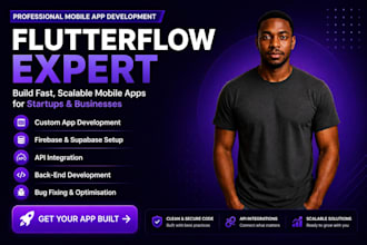 flutterflow app developer, dating fintech mobile app flutter mobile app
