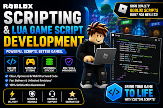 do roblox scripting and lua game script development