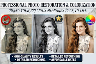 restore and colorize old photos