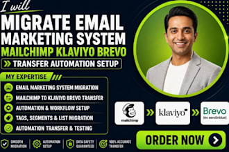 migrate email marking system mailchimp klaviyo brevo transfer automation setup