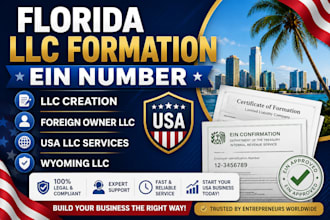 florida llc formation ein number llc creation foreign owner llc usa wyoming llc