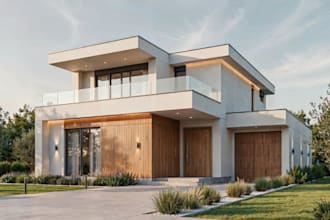 create 3d exterior rendering for real estate and property development