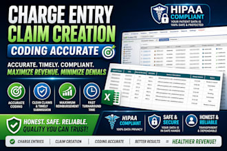 do accurate medical charge entry and claim submission