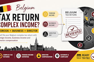 file belgium complex tax return foreign or business income director compensation