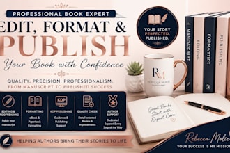 edit, proofread and format your book for KDP