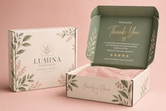 design custom product box, gift box and mailer box packaging