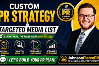 create a targeted PR strategy and media list for your brand or business