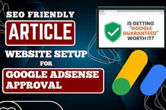 fix your website guaranteed google adsense approval write seo friendly article
