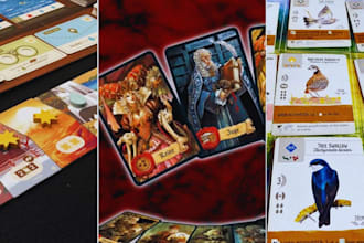 design custom card game, playing card ,trading card game, board game design