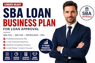 build winning sba business plan, small business financial plan for loans, 501c3