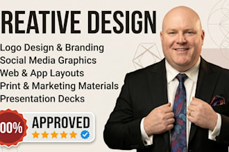 a creative design logo well