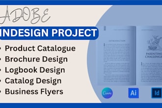 design brochure catalog magazine layout brochure catalog in canva adobe indesign
