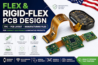 design flex and rigid flex pcb layouts for compact electronics