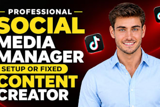 be your social media marketing manager, professional content creator or posting