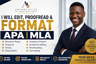 edit proofread format apa mla research paper  thesis dissertation