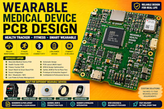 design wearable medical device pcb health tracker fitness smart wearable