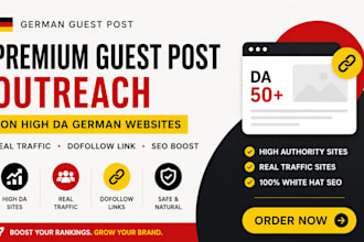 do german guest post outreach on high da sites with real traffic and dofollow li