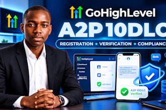 do gohighlevel a2p 10dlc registration verification SMS compliance