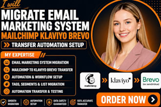 migrate email marketing system mailchimp klaviyo brevo transfer automation setup