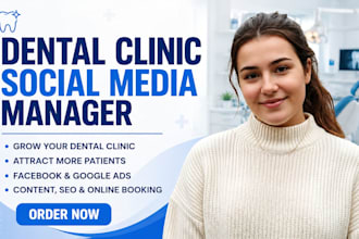 be your dental social media manager, dentist marketing expert, content creator