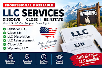 dissolve llc close ein llc dissolution llc reinstatement close llc wyoming llc