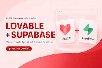 build a lovable app with supabase backend