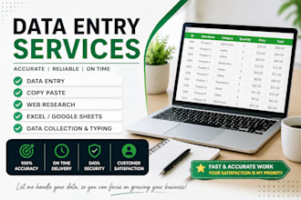 data entry copy paste and web research