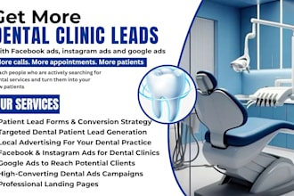 generate quality dental leads with facebook, instagram and google ads