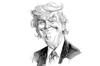 make political caricature and cartoon