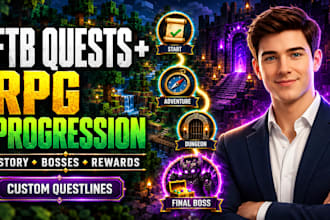 create ftb quests custom questlines and rpg progression for minecraft modpacks