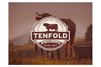 create a landscape agriculture and grass or lawn care logo