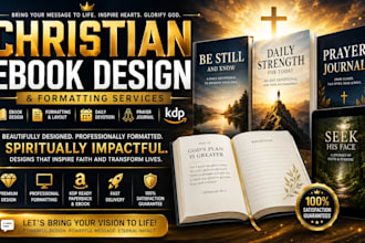 design format christian ebook, daily devotion, prayer journal, amazonkdp