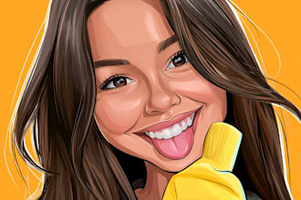 draw bighead cartoon avatar of your photo